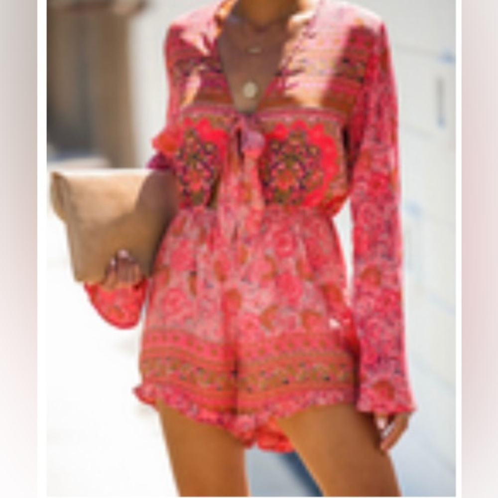 NWT Vici Collection Raga Maybe Baby Romper size small